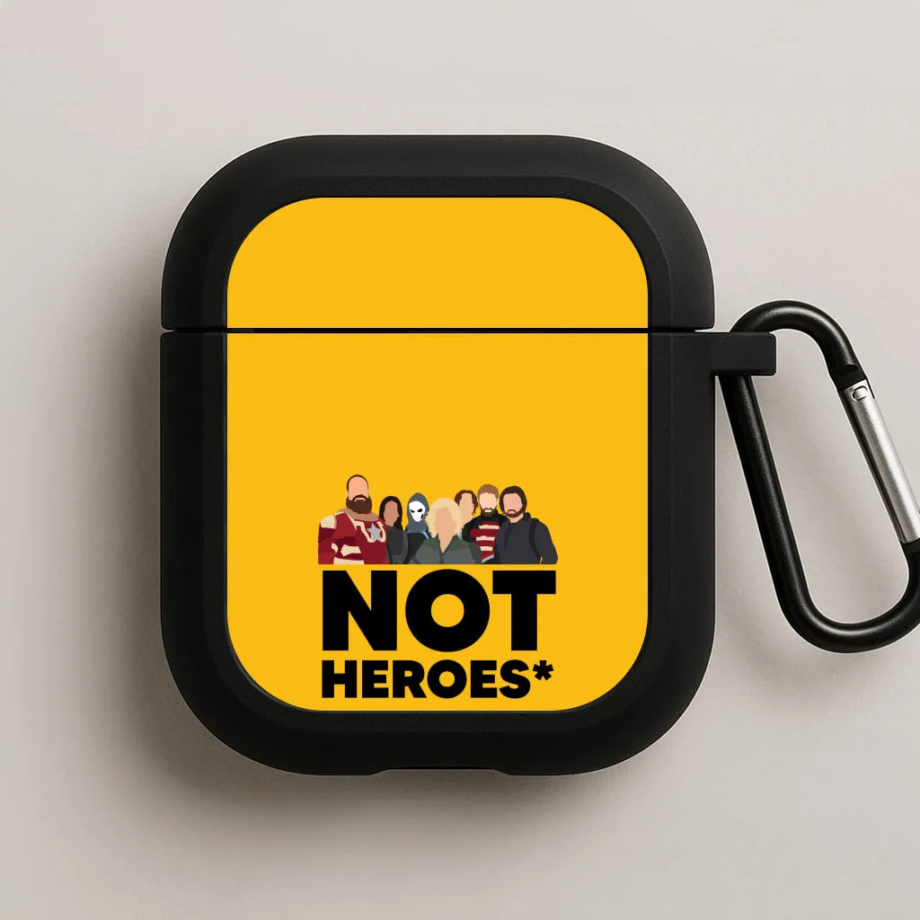 durable ergonomic lightweight travel case Not Heroes AirPods Case