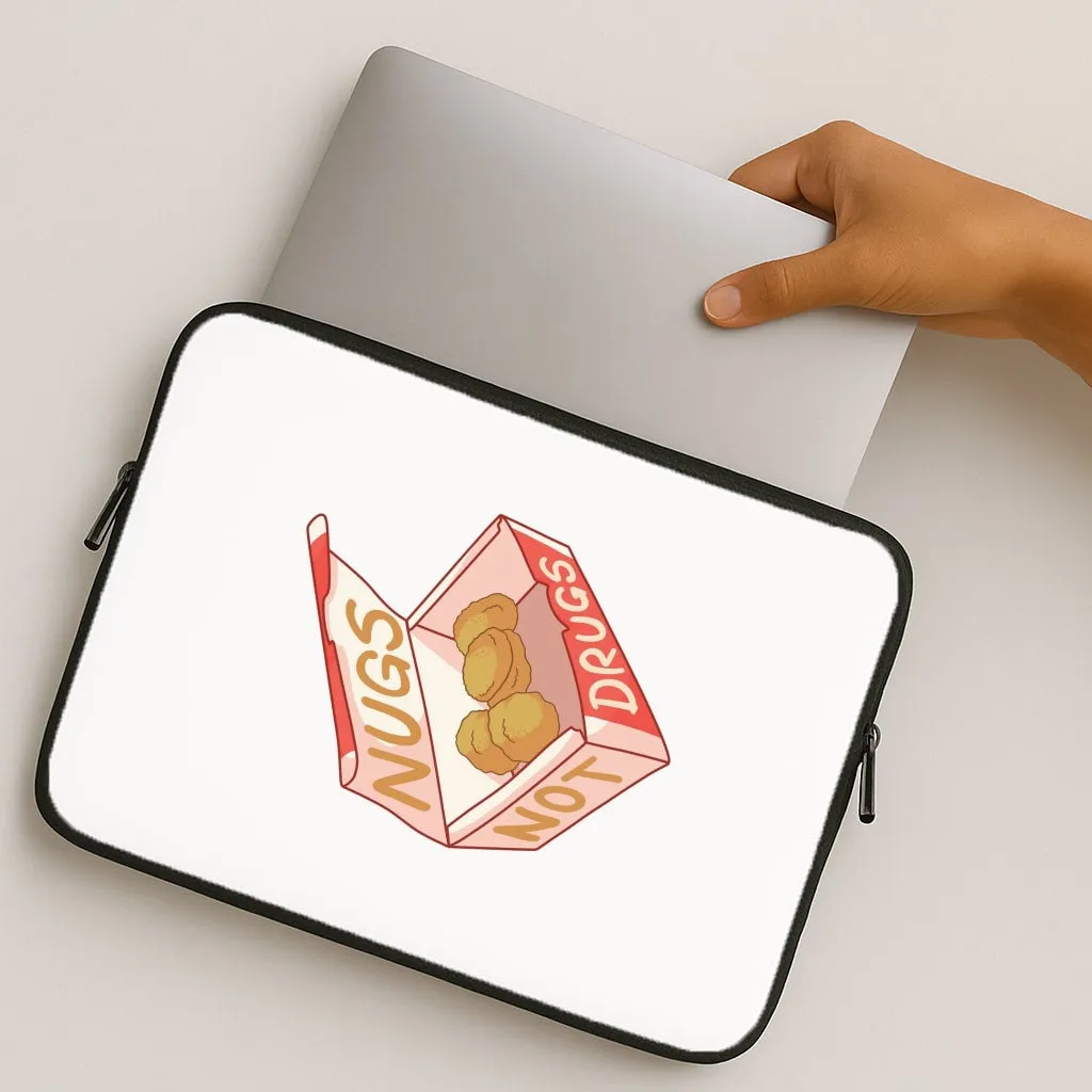 Nugs not Drugs Tumblr Style Laptop Sleeve Durable Surface