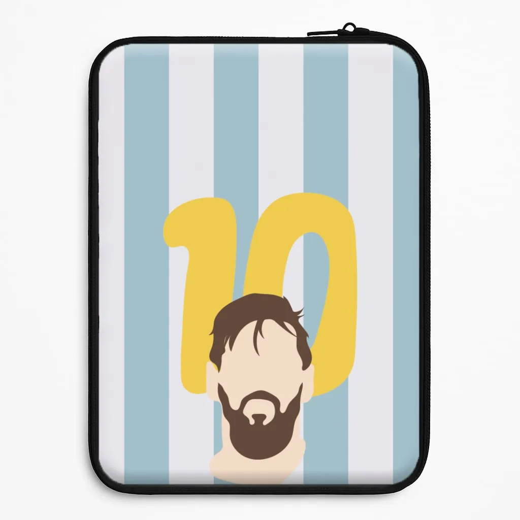 Number 10 - Messi Laptop Sleeve Smooth Pattern Finish