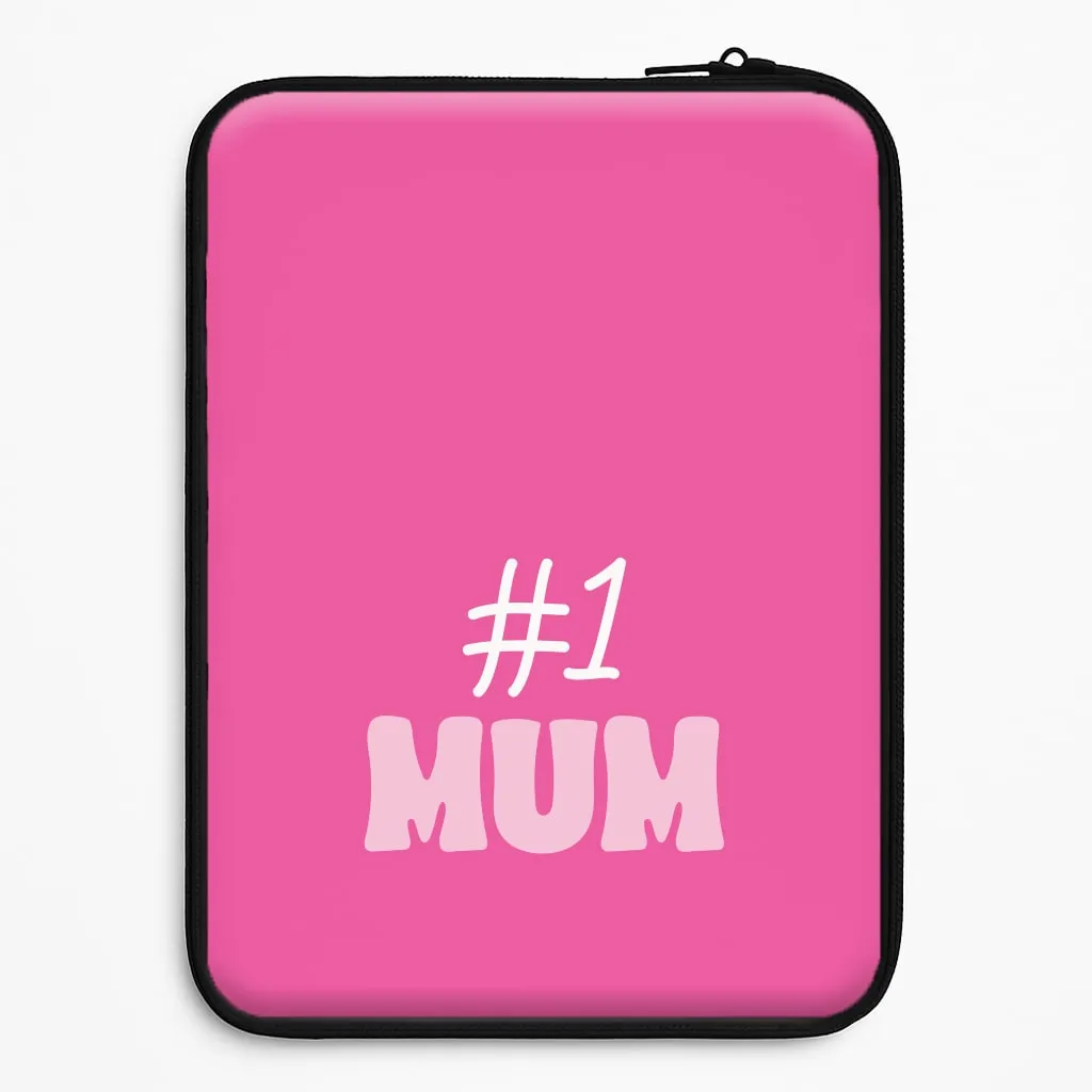 Minimal Look Water shield Number One Mum  Laptop Sleeve