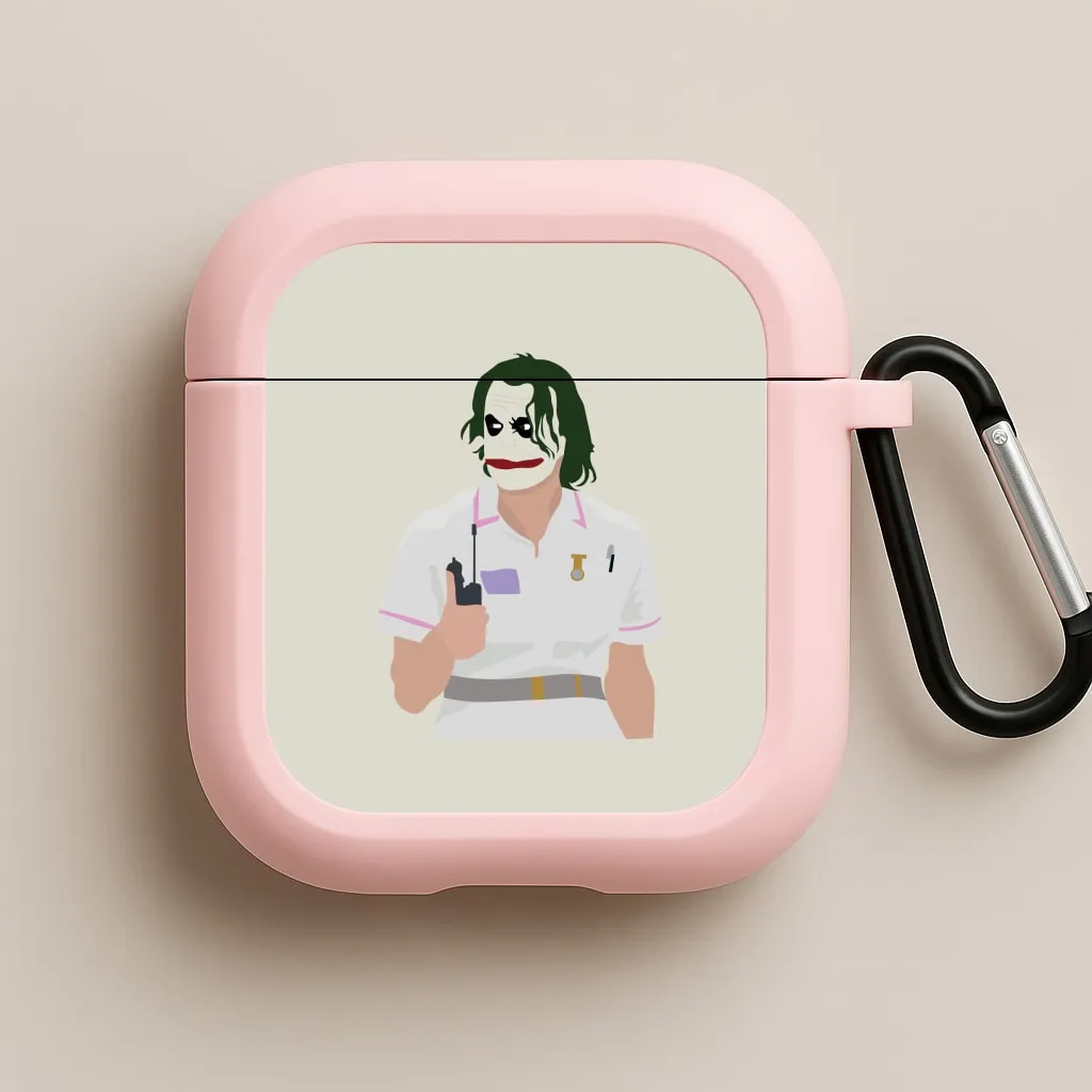 Minimal Design Shell fashion ergonomic hybrid silicone shell Nurse Joker AirPods Case