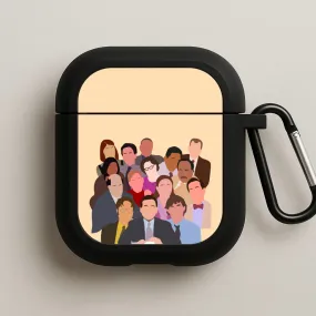 Office Characters AirPods Case Soft Portable Shell soft gel ergonomic airpods protector