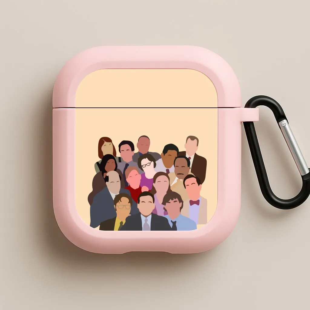 Creative Design Accessory Office Characters AirPods Case