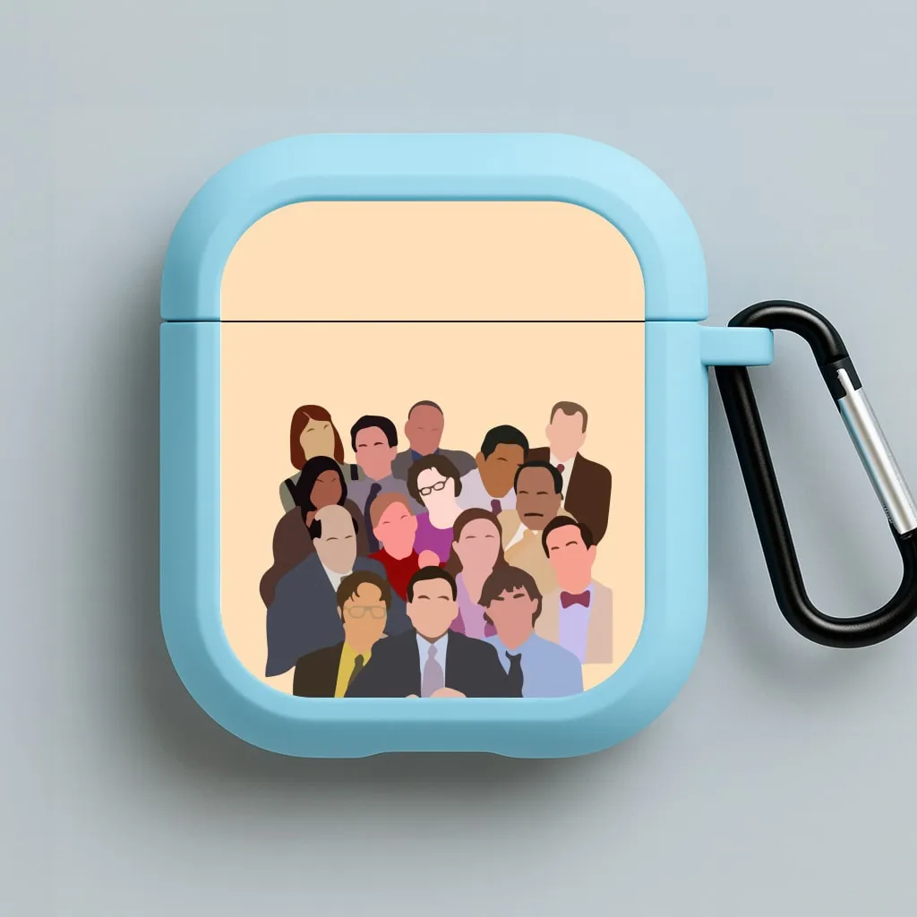 Office Characters AirPods Case transparent airpods shield