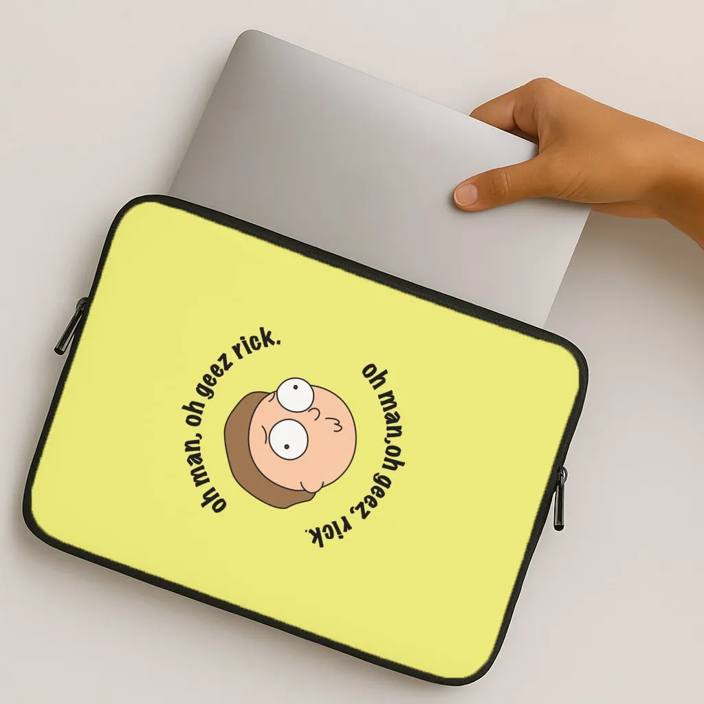 Oh man, oh geez Rick - RAM Laptop Sleeve Matte Pattern Design Comfort Pattern Texture