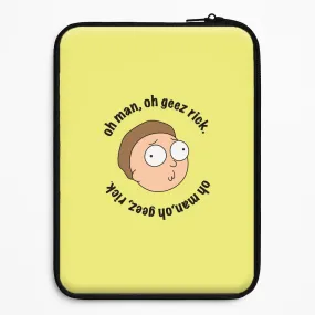 Oh man, oh geez Rick - RAM Laptop Sleeve Minimal Texture