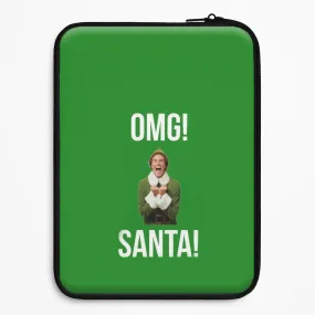 Matte Guard OMG SANTA! - Elf Laptop Sleeve