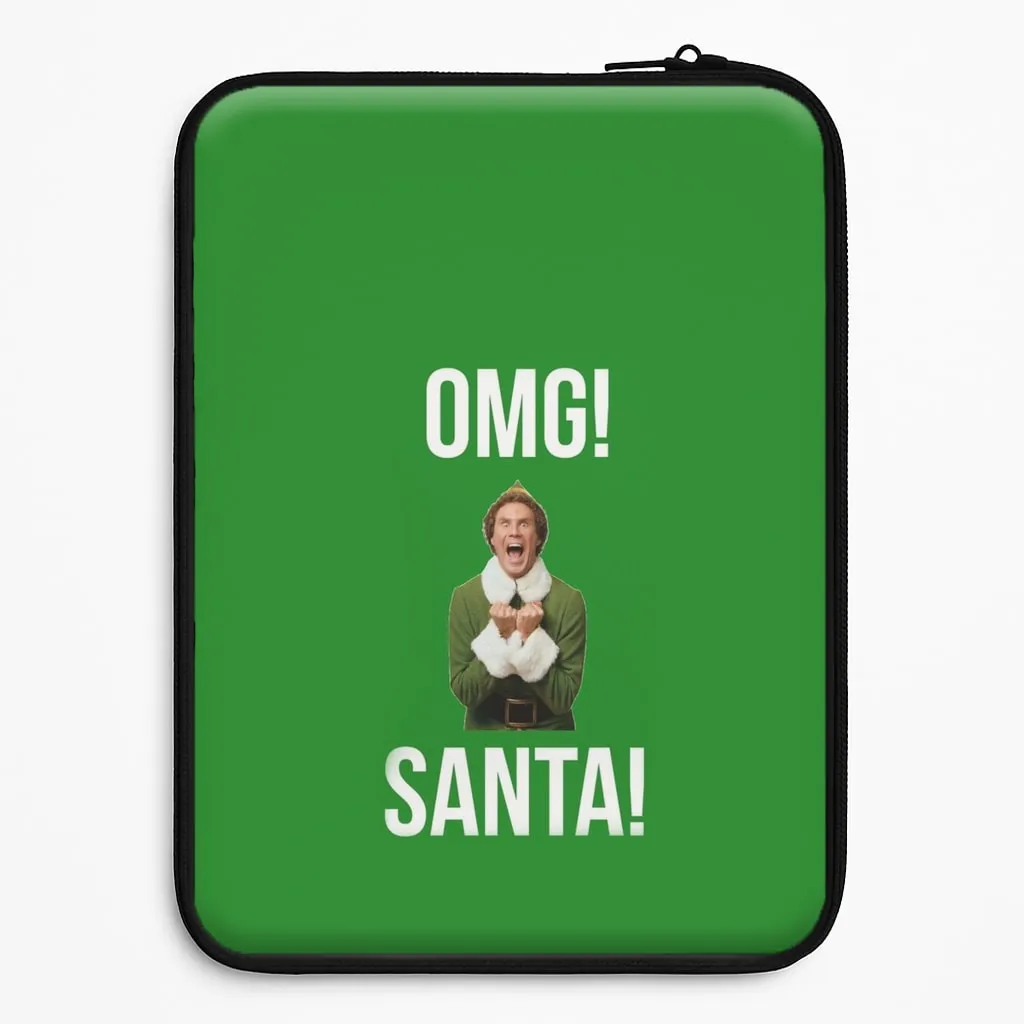 Matte Guard OMG SANTA! - Elf Laptop Sleeve