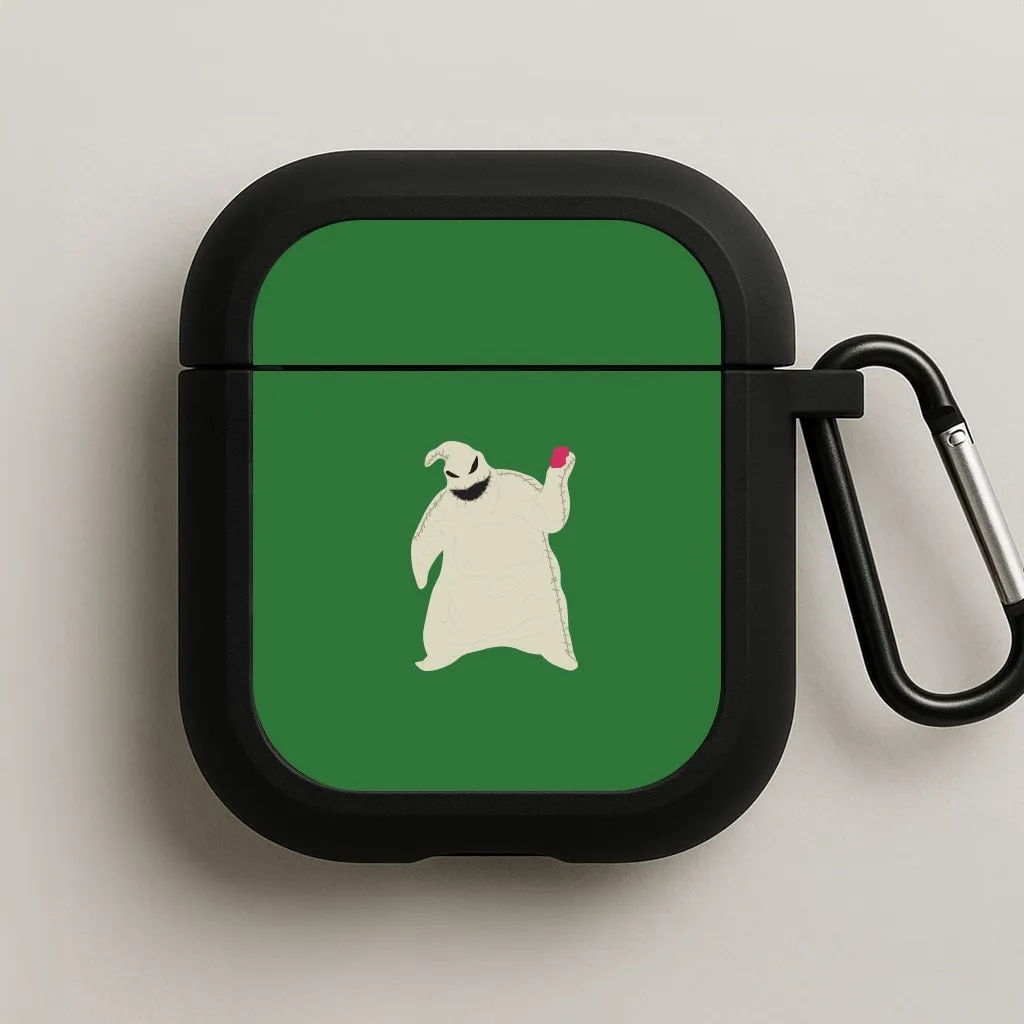 Oogie Boogie Green - TNBC AirPods Case lightweight ergonomic silicone travel shell