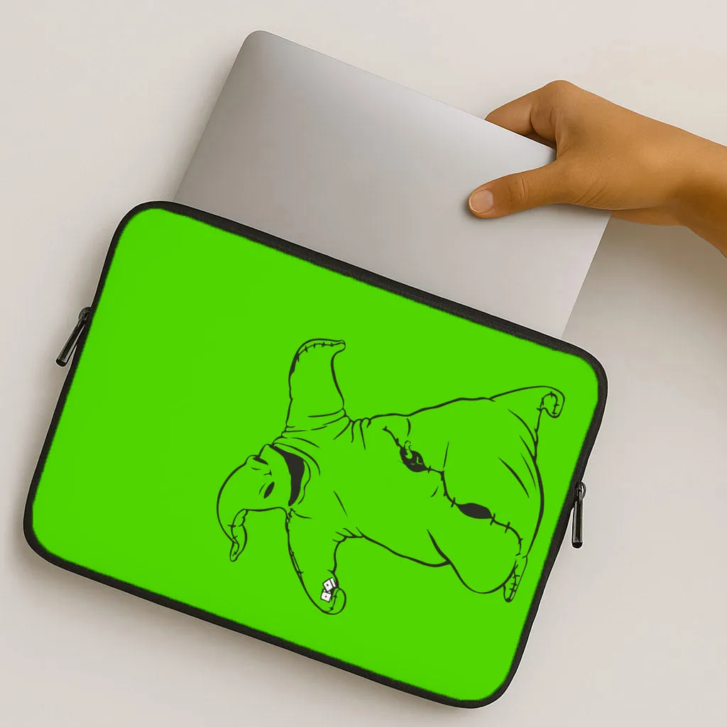 Protective Corners Stylish Finish Texture Oogie Boogie - TNBC Laptop Sleeve