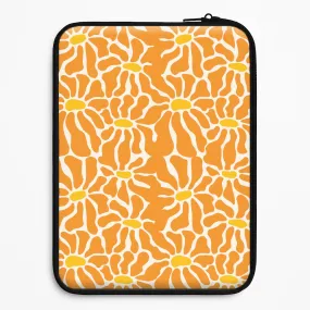 Orange Flowers - Summer Laptop Sleeve Scratch Barrier
