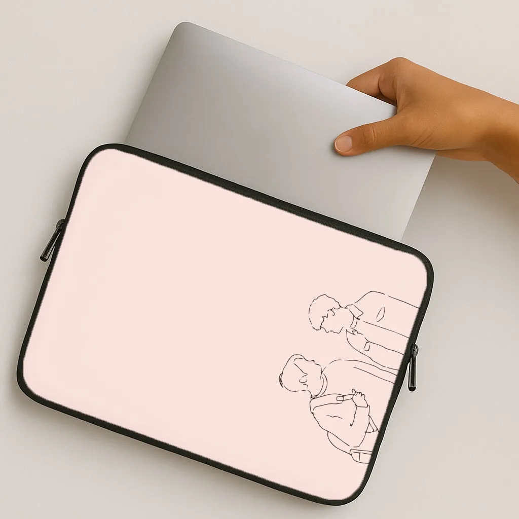 Outline - Heart TV Laptop Sleeve Smooth Layer Cushioned Edge