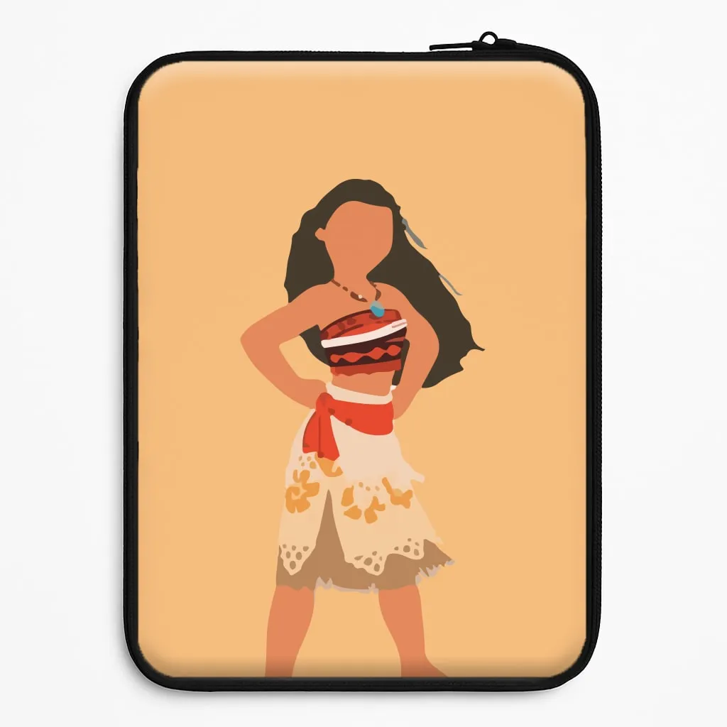 Matte Protection Gloss Finish Texture Pacific Voyager Laptop Sleeve