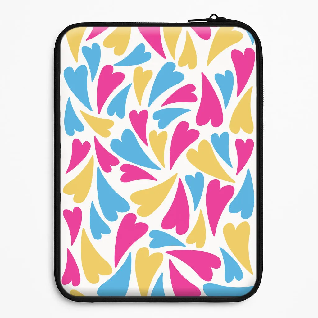 Polished Layer Pansexual Hearts - Pride Laptop Sleeve