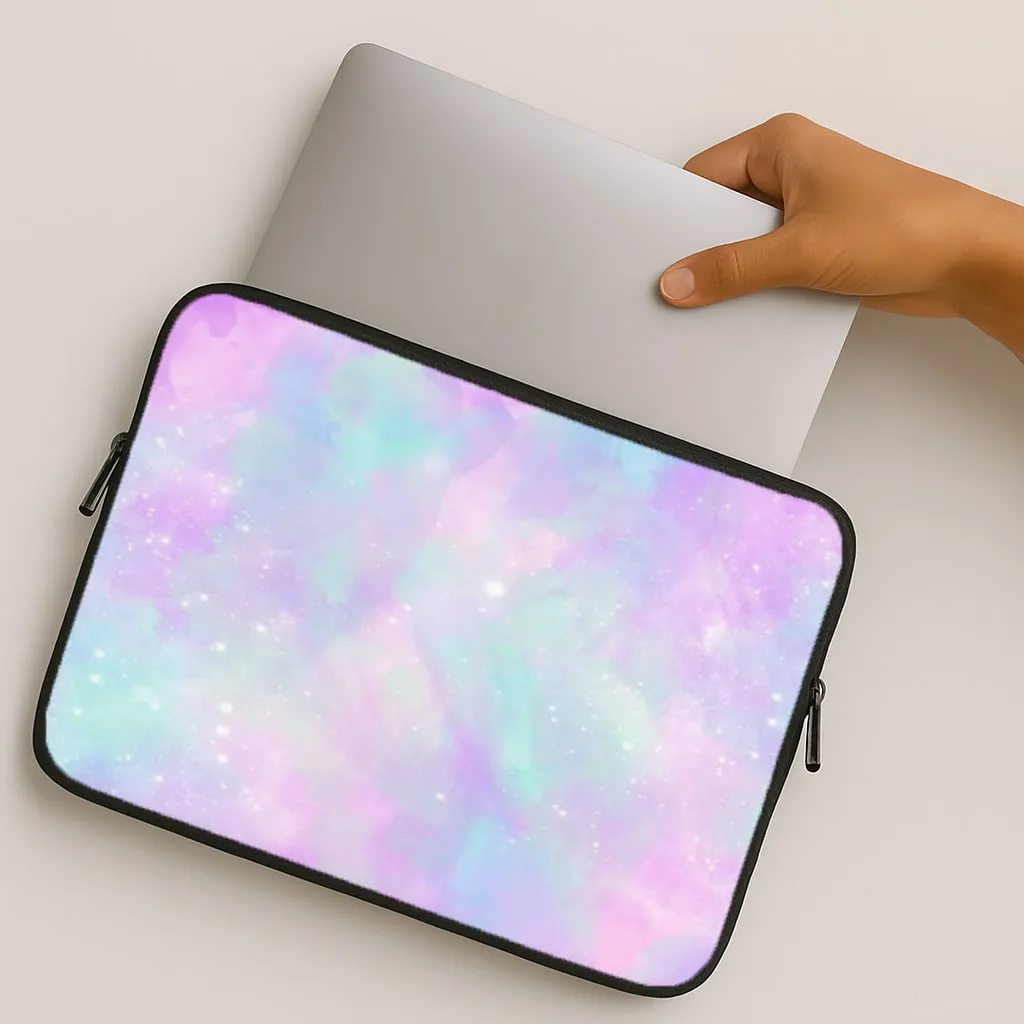 Pastel Galaxy Laptop Sleeve Elegant Finish Design