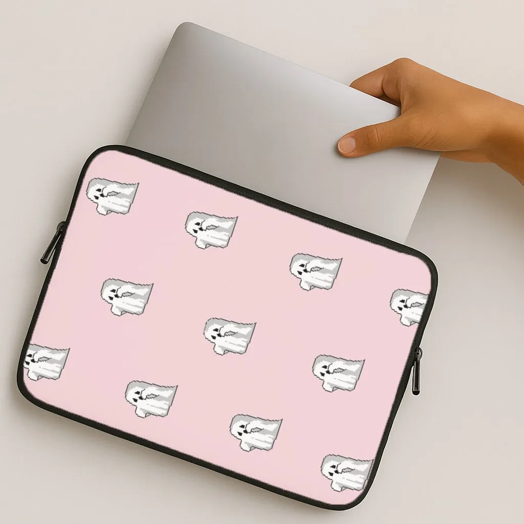 Outdoor Design Unisex Design Pastel Pixel Ghost Halloween Laptop Sleeve