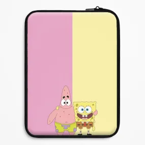 Patrick And Sponge Laptop Sleeve simple design Compact Texture Layer