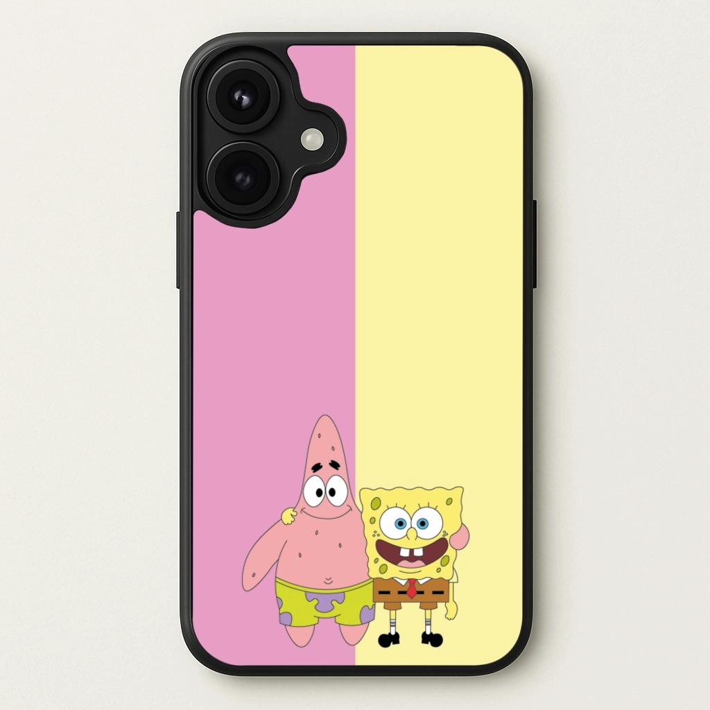 Patrick And Sponge Phone Case Matte Guard Casual Wear