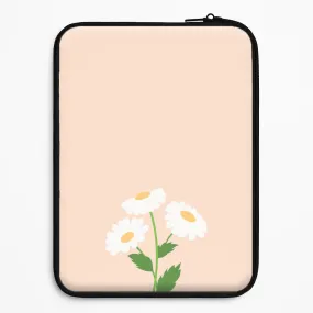 Peach And Dasies  Laptop Sleeve Protective Fit