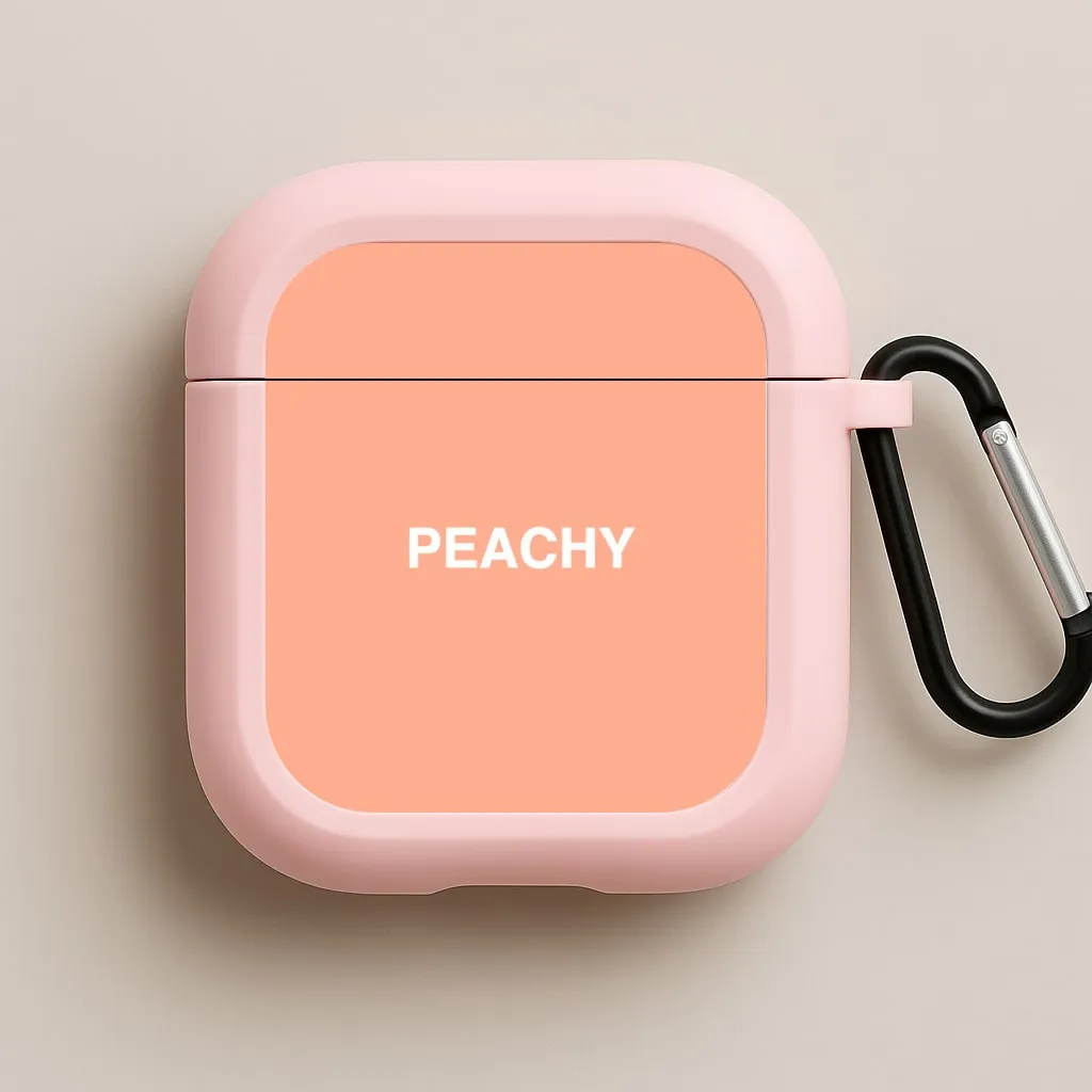 Peachy AirPods Case custom pattern cover Universal Smooth Holder
