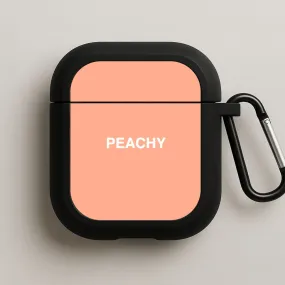 Peachy AirPods Case fashion ergonomic pastel leather protector