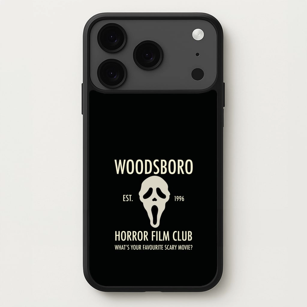 Simple Style Woodsboro Horror Film Club - Scream Phone Case