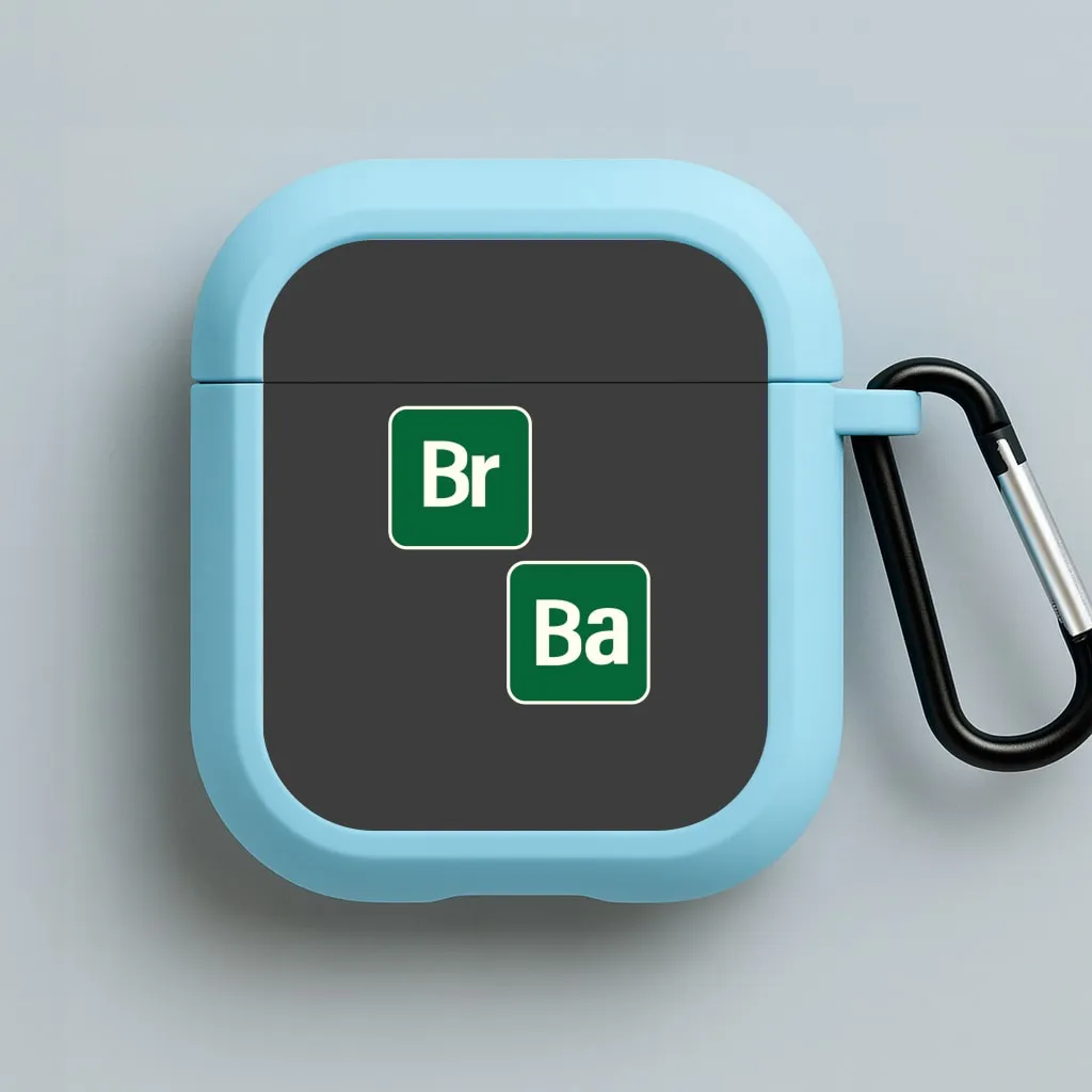 Travel Friendly Design Universal Compact Pouch Periodic Table AirPods Case