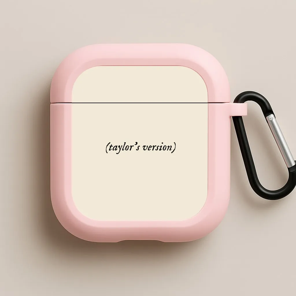 Stylish Everyday Pouch Secure Fit Holder Personalised Taylor's Version AirPods Case