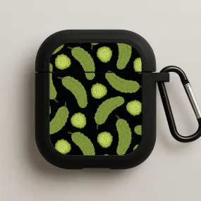 Pickle Assortment Pattern AirPods Case Stylish Silicone Finish Creative Silicone Cover