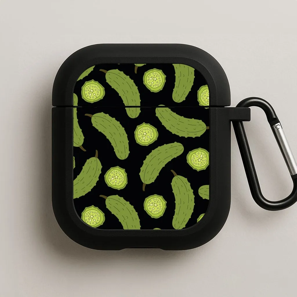Pickle Assortment Pattern AirPods Case eco friendly soft shell