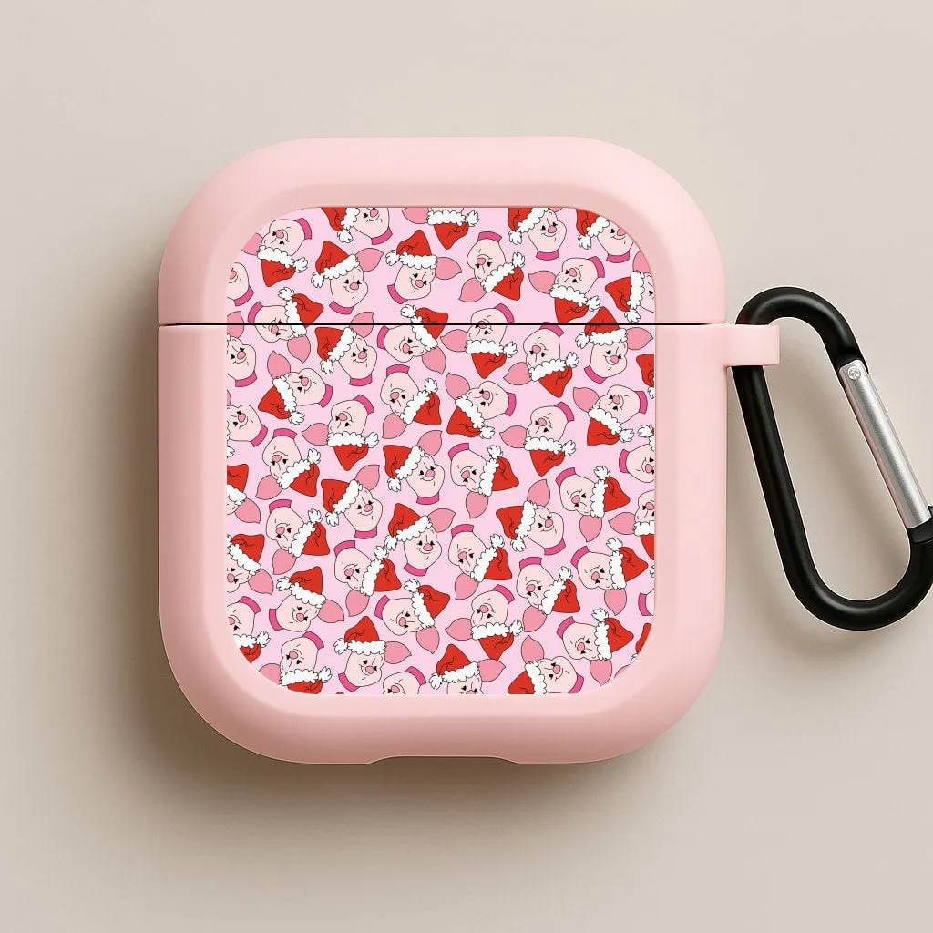 classic minimalist shell Pig Pattern Christmas AirPods Case
