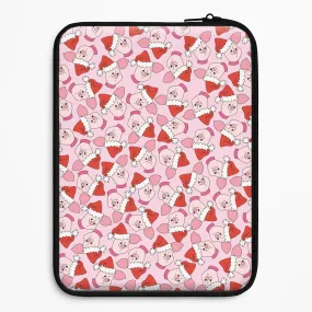 Pig Pattern Christmas Laptop Sleeve Comfort Pattern Texture Anti Scratch Layer