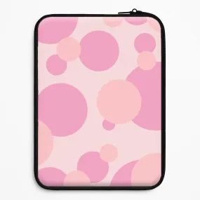 Pink Bubble Pattern  Laptop Sleeve Universal Design