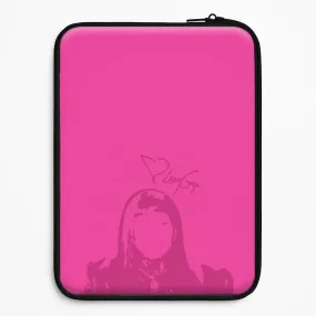 Soft Pattern Layer Pink Gaga Silhouette  Laptop Sleeve