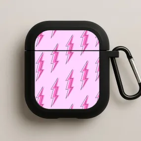 Pink Lightning - Eighties AirPods Case Modern Compact Shell
