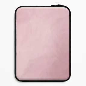 Pink Powder Laptop Sleeve Trendy Pattern Polished Finish Texture
