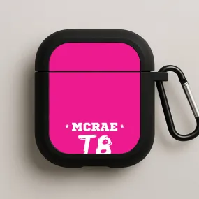 Pink T8 Sports AirPods Case Durable Travel Pouch