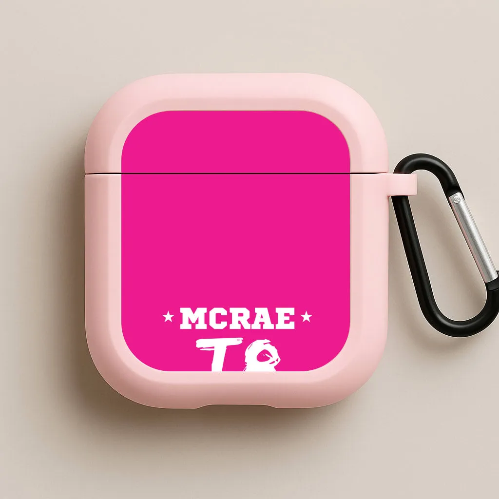 Pink T8 Sports AirPods Case Portable Daily Pouch