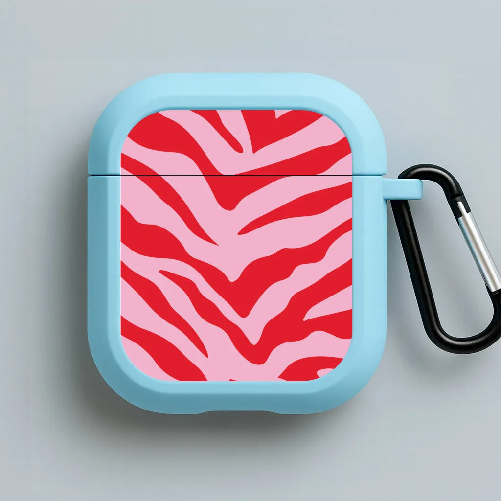 Charging Case Sleeve Pink Zebra - Animal Patterns AirPods Case