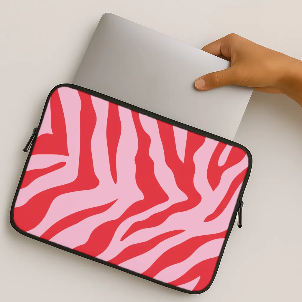 Pink Zebra - Animal Patterns Laptop Sleeve Premium Quality