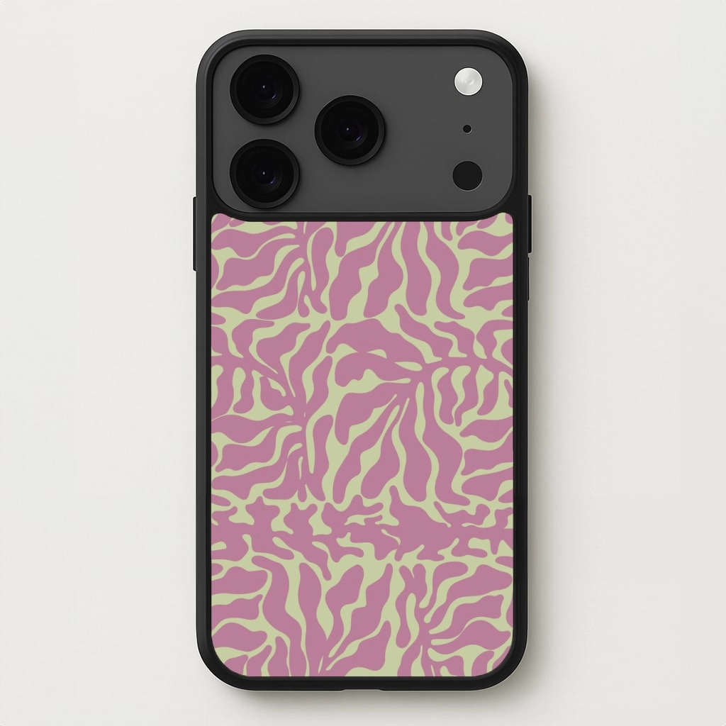 Pink Leaves - Foliage Phone Case Refined Style