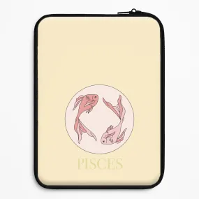 Pisces - Tarot Cards Laptop Sleeve Minimal Surface Matte Texture Surface