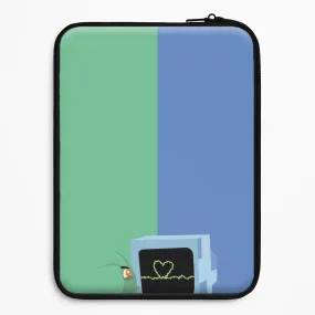 Plankton And Karen Laptop Sleeve Wireless Charging Compatible Matte Guard