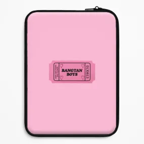 Elegant Style Daily Carry Bangtan Boys Ticket - K Pop Laptop Sleeve