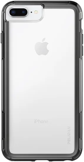 Adventurer Case for Apple iPhone 6 / 6s / 7 / 8 Plus - Clear Gray Premium Surface Texture Stylish Shape