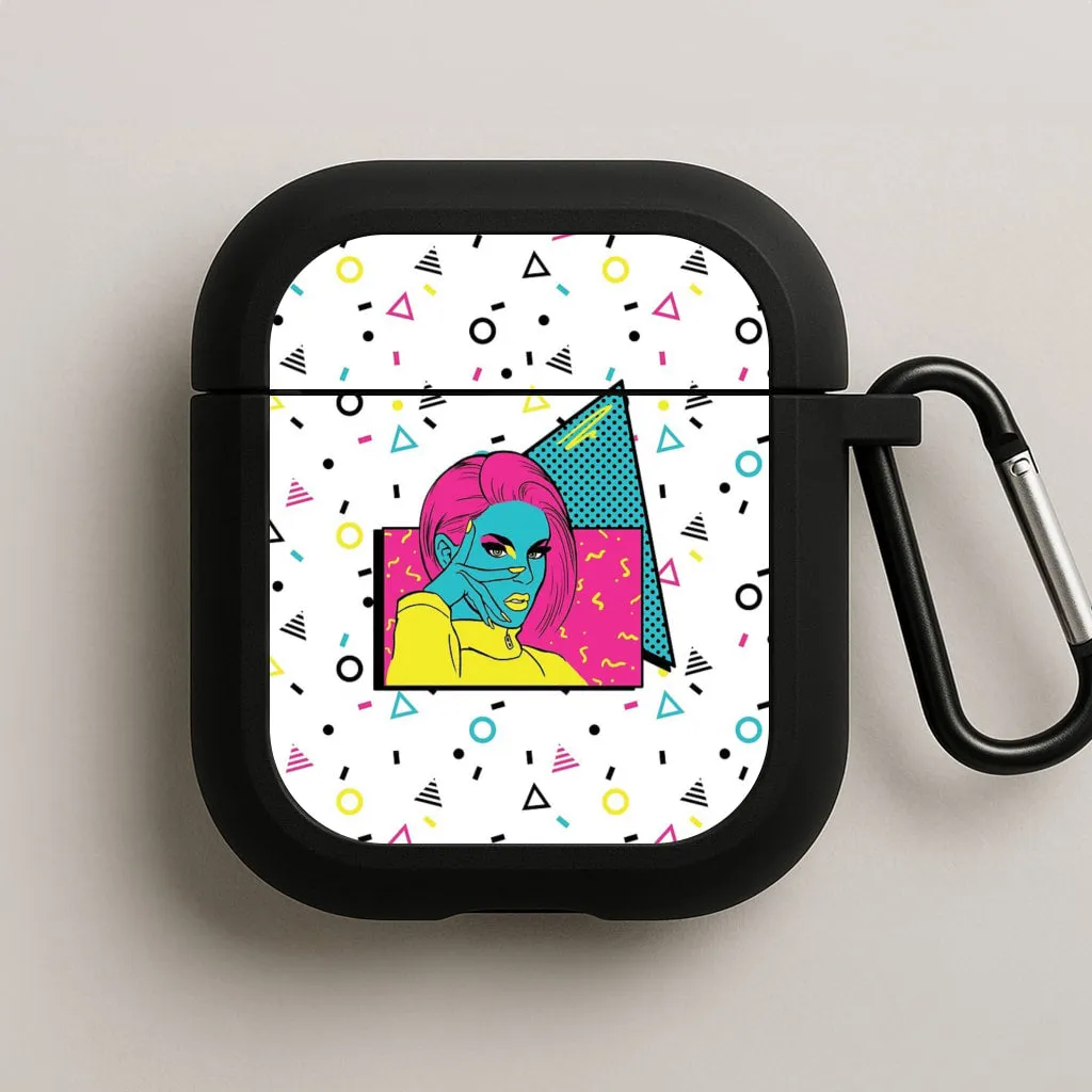 Katya Zamo - Drag Queen's Drag Race AirPods Case handcrafted airpods protection luxury metallic airpods case
