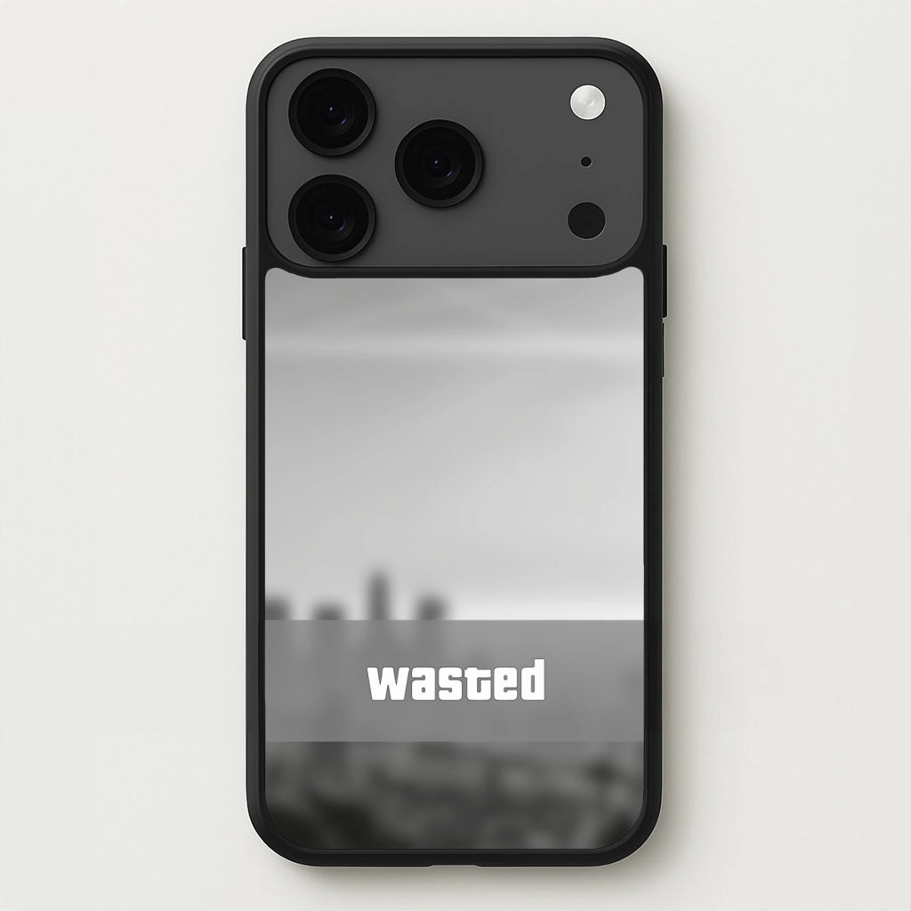 Premium Pattern Design Wasted - Video Game Phone Case