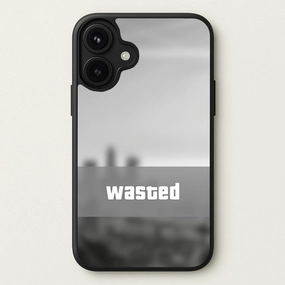 Wasted - Video Game Phone Case Smooth Outline