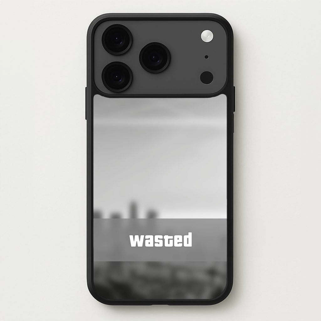 Wasted - Video Game Phone Case Soft Frame Elegant Look