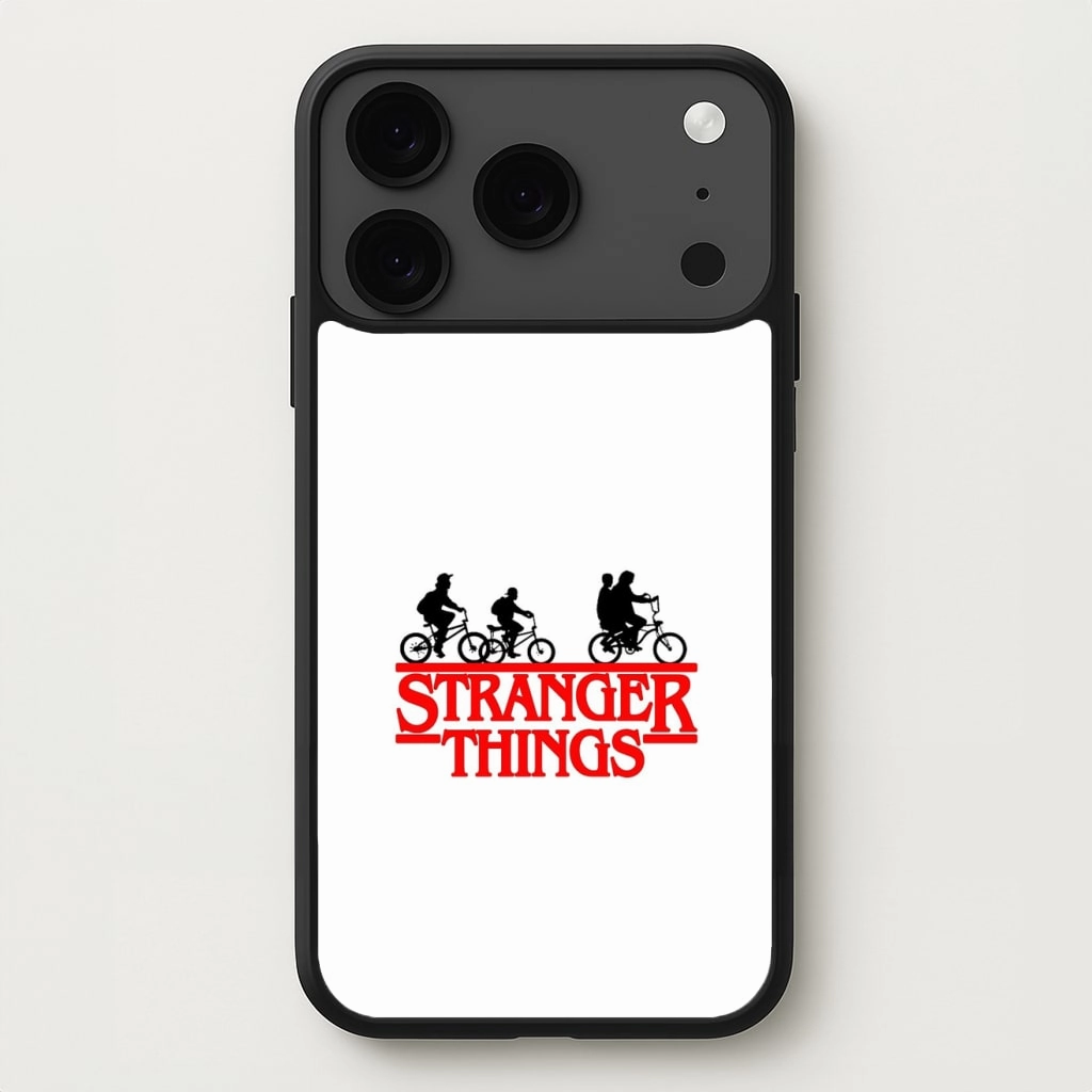 Matte Pattern Layer Comfort Texture Finish Stranger Cycling Logo Phone Case